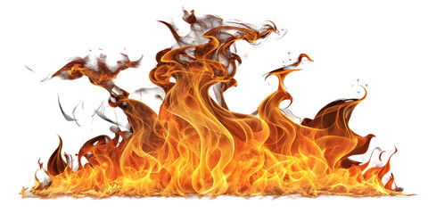 fire flame effect png on transparent background