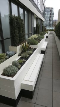 Robotic plant with vibrant green metallic leaves, integrated sensors, and a sleek, modern design - bio-robot shiny artificial sleek high-tech