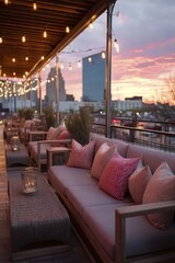 Comfortable senior living space, sunlit room with cozy furniture - cozy care sofa