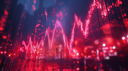 Digital Symphony: A mesmerizing display of digital data forming intricate waves and patterns, reflecting the vibrant pulse of the modern technological landscape.