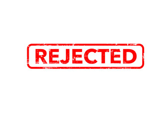 rubber stamp - rejected