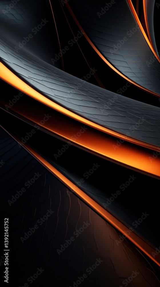 Wall mural carbon fiber abstract pattern architecture.