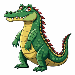 cartoon, dinosaur, animal, dragon, vector, crocodile, illustration, lizard, reptile, monster, green, art, alligator, dino, funny, wild, cute, tyrannosaurus, drawing, fun, rex, t-rex, character, happy,