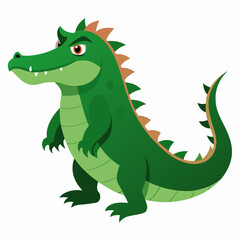 cartoon, animal, dragon, vector, dinosaur, illustration, reptile, crocodile, green, lizard, monster, art, fun, character, cute, drawing, wildlife, funny, baby, alligator, fantasy, frog, nature, dino, 