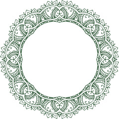Beautiful Mandala Art and Vector Mandala Design Image.