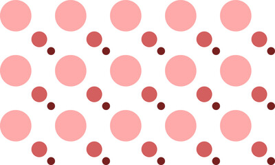 Circle pattern of pink and white dot, repeat, replete pattern, endless pattern design for fabric printing, checkerboard blocks, checkerboard