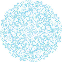 Beautiful Mandala Art and Vector Mandala Design Image.