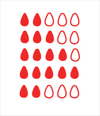 Menstrual Cycle Vector Illustrations – Feminine Health Wellness. Menstrual period	