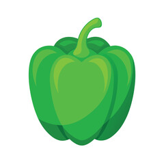 Sweet pepper vector art illustration