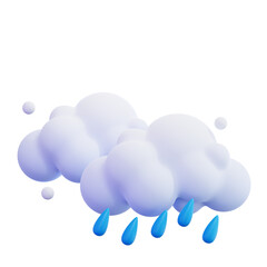 Rain Cloud Icon Graphic