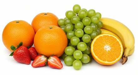 Assortment of Fruits and Vegetables Background
