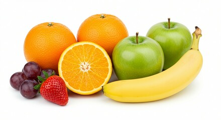 Assortment of Fruits and Vegetables Background