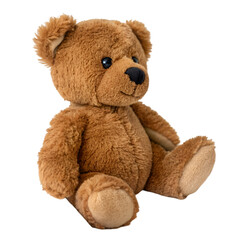 Fototapeta premium Teddy bear toy isolated on transparent background