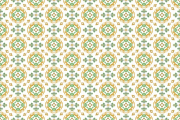 seamless floral background Seamless geometric damask pattern, antique ceramic rug, decoration, pipe
