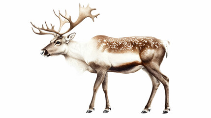 reindeer drawing illustration