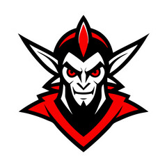 Blade Elf mascot logo

