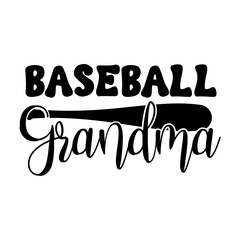 Baseball grandma SVG Design

