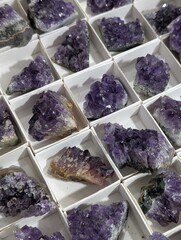 amethyst mineral texture