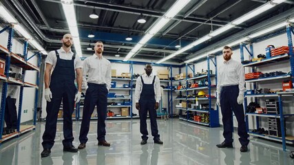 Professional Installers in Modern Workshop