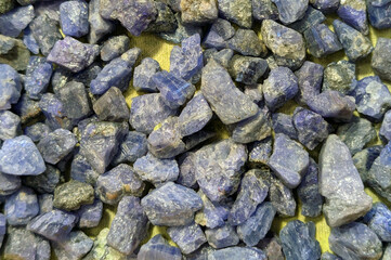 blue tanzanite mineral texture