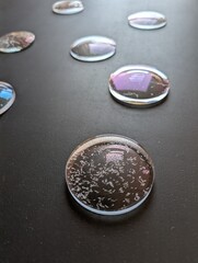 optical lens texture