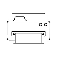 laminator icon, laminator line art - simple line art of laminator, perfect for laminator logos and icons