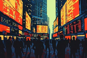 Obraz premium Stock Market Crash, conceptual illustration