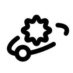 education dashed line icon