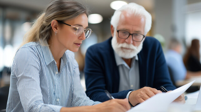 Professional Legal Consultation Between Lawyer and Client in Office