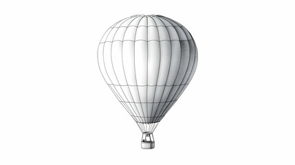 Fototapeta premium hot air balloon drawing illustration