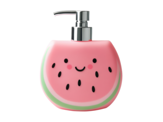 Cute watermelon soap dispenser for summer decoration and fun , cut out