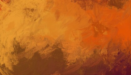 Naklejka premium Abstract orange yellow brown background. Toned cement plaster wall surface. Autumn, Thanksgi