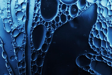 electric blue abstract liquid background