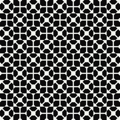 Mid century modern floral shapes in black and white. Repeated and decorative design that can be used for packaging, decorating, interior design, wallpapers, and more.