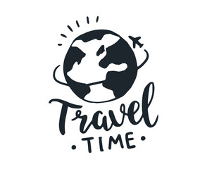 Set hand drawn adventure logo