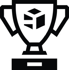 Vector illustration of a trophy