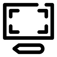 device dashed line icon