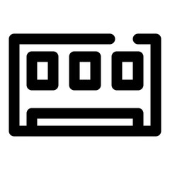 device dashed line icon