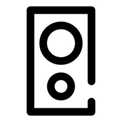 device dashed line icon