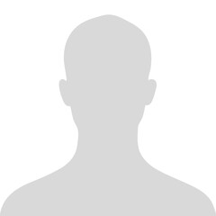 Avatar man icon, profile placeholder, anonymous user male gray person identity icon
