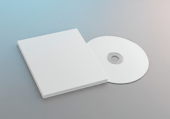 Blank cd dvd mockup template design for branding presentation product