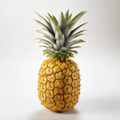 Fototapeta premium Ripe Pineapple Fruit Studio Shot Tropical Food