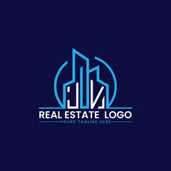 JV Real Estate and Construction Logo Design