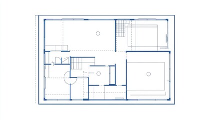 House Floor Plan, Modern Design, Interior Architecture