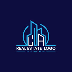 LA Real Estate and Construction Logo Design