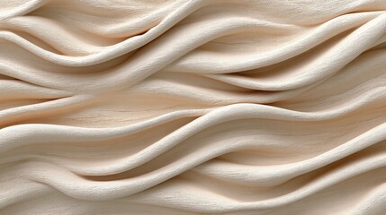 Fototapeta premium Soft Beige Canvas with Calming Waves and Textures for Art and Design Inspiration