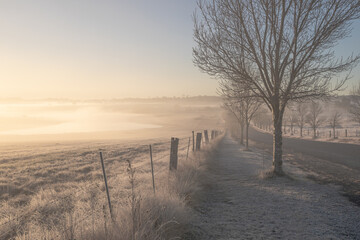 An early winter morning in country Australia