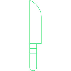 Knifeicon single vector illustration