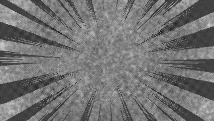 abstract grunge background - rays comic strip 