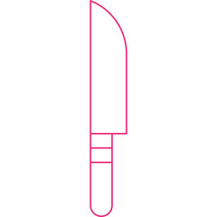 Knifeicon single vector illustration
